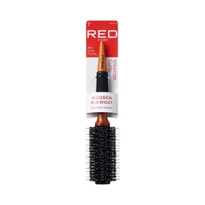 RED by KISS Wooden Round Blowout Brush