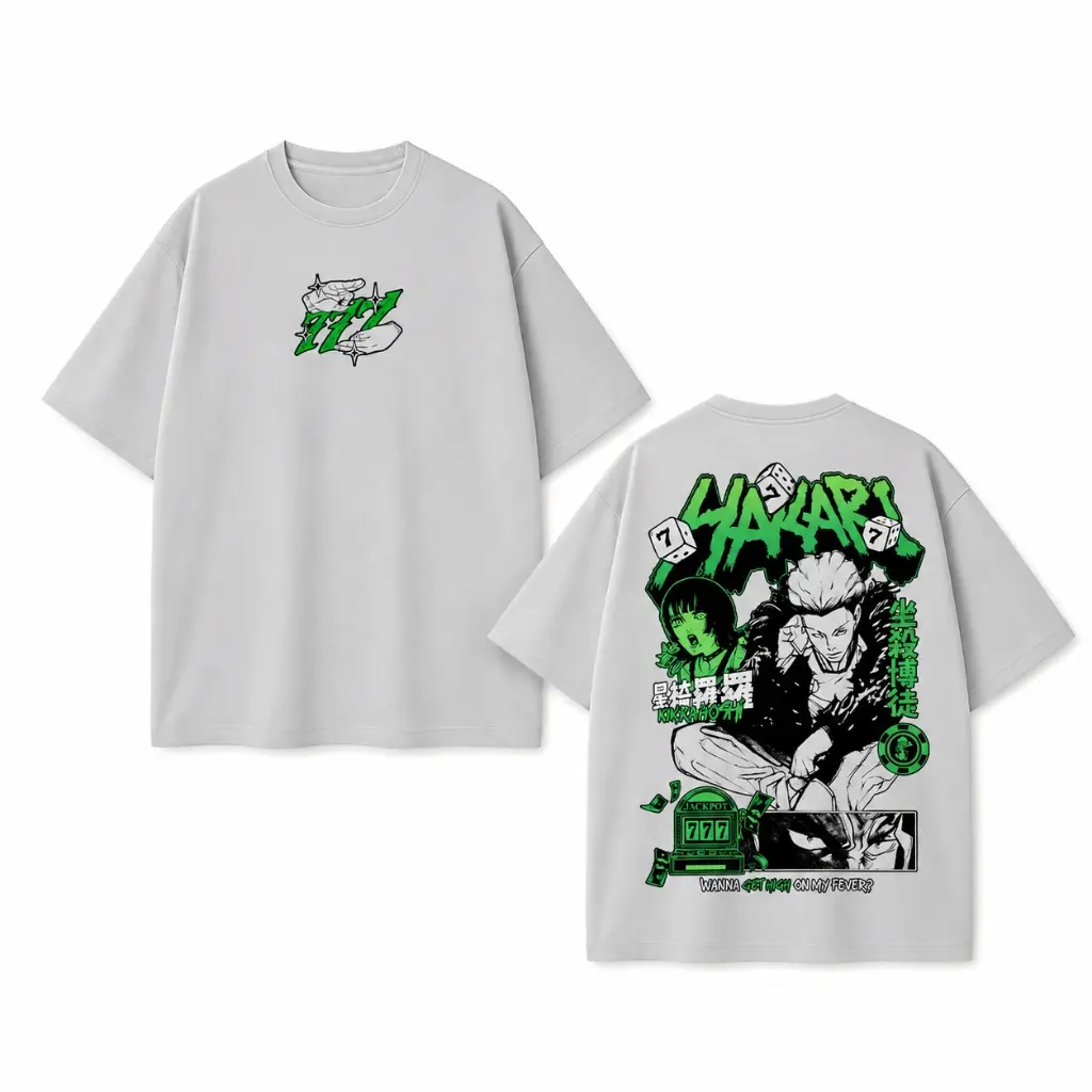 Jujutsu Kaisen Kinji Hakari Anime Graphic Tee Vintage Oversized Streetwear T-Shirt