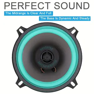 2 4-inch car audio speakers with 100W high power, 2-way car coaxial speakers - HiFi stereo audio, high-frequency, mid low frequency full range speakers, car door speakers, suitable for car audio speaker modification,