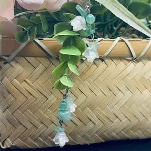 Lily of the Valley Dangles - Handmade earrings