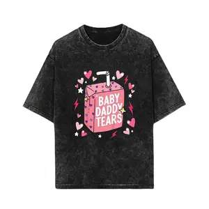Baby Daddy Tears Love Heart Dad Is My Valentine T-Shirt