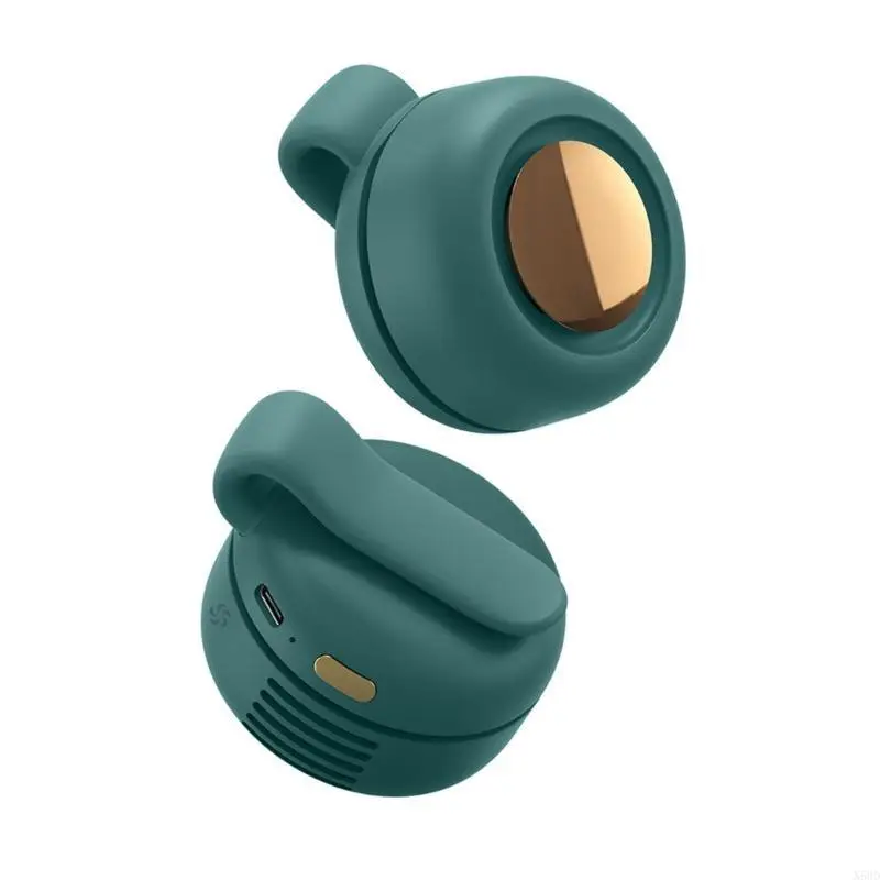 2-in-1 Clip-on Neck Fan, USB Rechargeable Neck Fan, Lightweight & Ultra-quiet Fan for Outdoor, Office, Travel, Gym