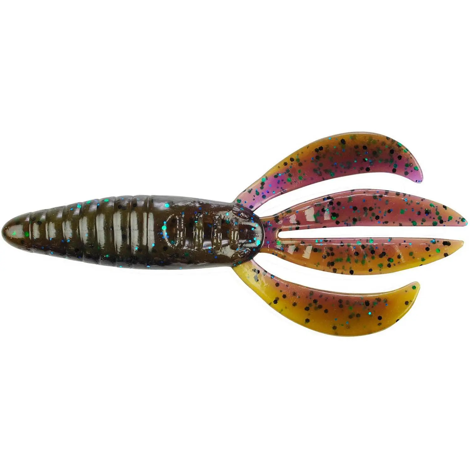 Berkley PowerBait Pit Boss Artificial Fishing Lure - Skeet Reese Design, 3 in, Crawfish Shape, Heavy Cover Use, Multi-Size Option, Berkley Scientists Crafted, June Bug, Bama Bug, Better Bite Rate