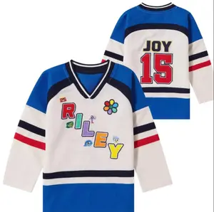 #InsideOut #Rilleyy Toddler Printed Long Sleeve Hockey Jersey, American Jersey, Perfect For Young Fans