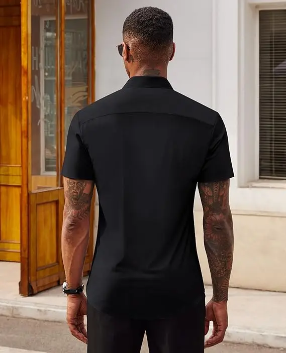 2-Pack Alimens&Gentle Men's Stretch Dress Shirts Short Sleeve Slim Fit Business Casual Button Down Shirts Muscle Fit Men's Dress Shirts Shortsleeve Menswear gifts for dad Top Plain FathersDayGift - TikTok Shop 2-Pack Alimens&Gentle Men's Stretch Dress Shirts Short Sleeve Slim Fit Business Casual Button Down Shirts Muscle Fit Men's Dress Shirts Shortsleeve Menswear gifts for dad Top Plain FathersDayGift - TikTok Shop