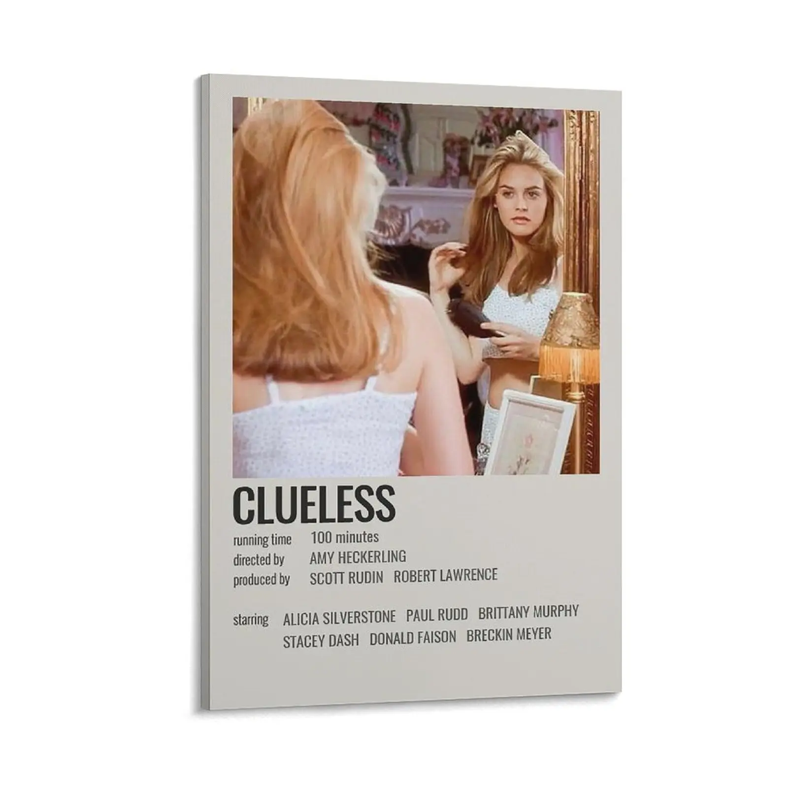 Clueless Poster (17) Canvas Poster Bedroom Decor Sports Landscape Office Room Decor Gift Frames Ornaments Wall Decoration Artistic Photo