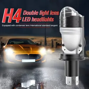 2pcs built-in lens H7 H11 9005/9006 high and low beam all-in-one super bright focused car LED headlight bulbs, CANBUS compatible, plug and play，For Off-Road Use Only Led Drl