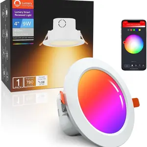 Lumary Integrated Smart Recessed Lighting 4 Inch with Junction Box 9W 780LM