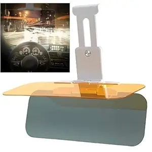 Universal Anti Glare Visor Extender 2 in 1 Day Night Sun Visor Blocker Night Vision Anti Dazzle Windshield Driving Visor UV Filtering for SUV