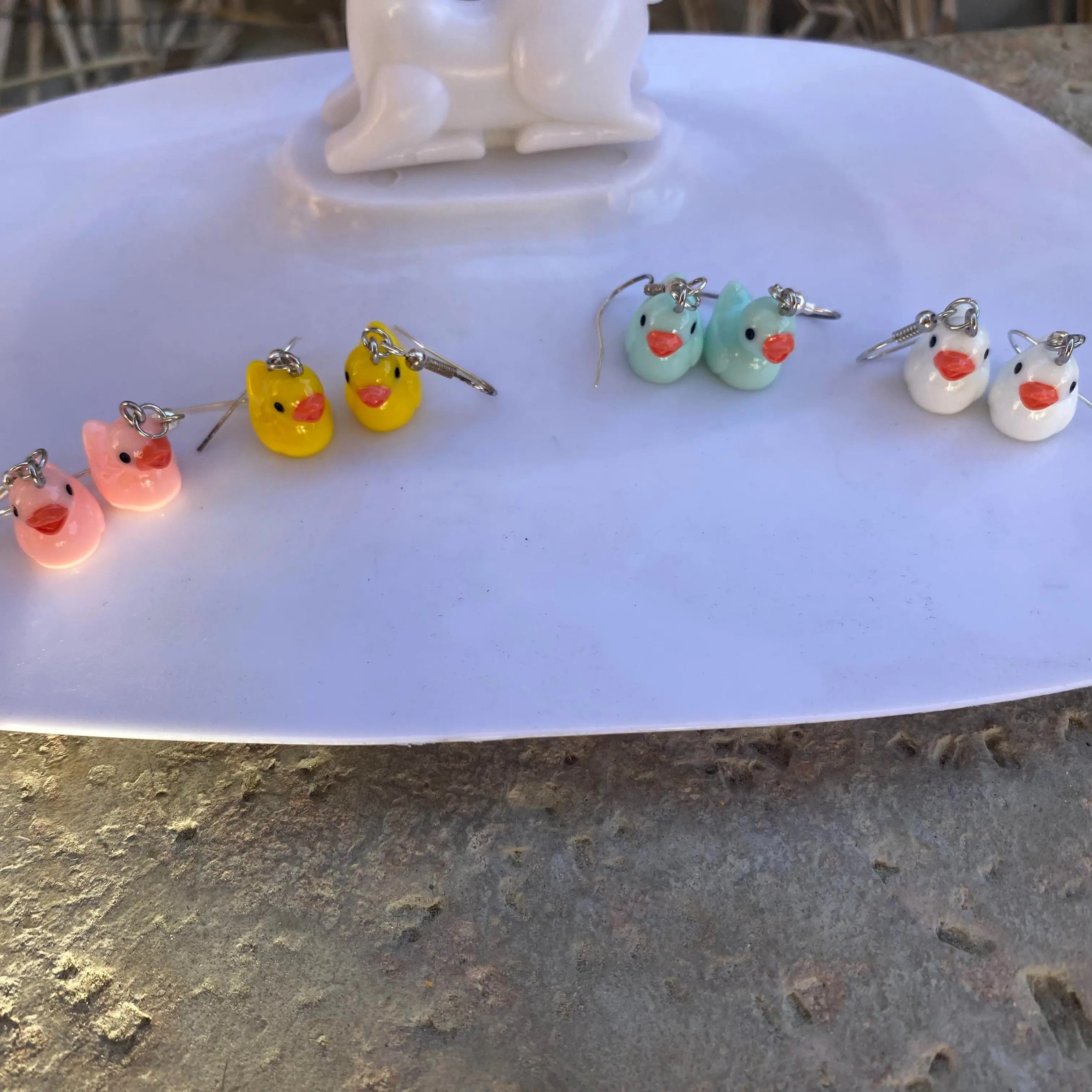 Duck Earrings