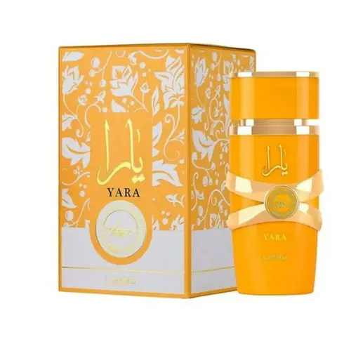 Lattafa Yara Tous EDP Spray - 3.4oz Arabic Aromatic Floral Oriental Fragrance for Adult Women, Gourmand Scent with Mango, Coconut, Vanilla Musk, Wood Dry Base