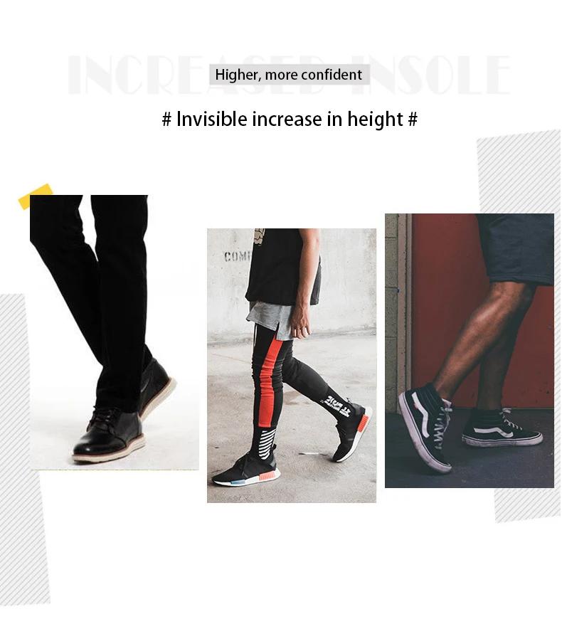 Height Increase Insoles For Men/women 1.5/2.5/3.5 Cm Up Invisible Arch Support Orthopedic Insoles Shock Absorption Eva Material