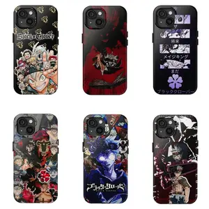 Anime Black Clover Phone Case , Durable Protective Phone Cover, Gift For Anime Manga FansSuitable for iPhone 17-11 Pro Max/Plus and  Samsung Galaxy S23-25