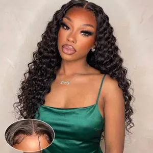Bling Hair 9x6 7x5 6x4 Deep Wave Glueless Wig Human Hair 180% Density Deep Wave Wigs Ready To Go HD Lace Closure Wig summerwins