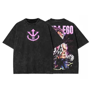 Ultran Prince Anime Shirt Purple Power Awakening Vintage Washed Oversized Anime Streetwear Graphic Tee sky tops joke 67 shirt silverfish clothes trend gift