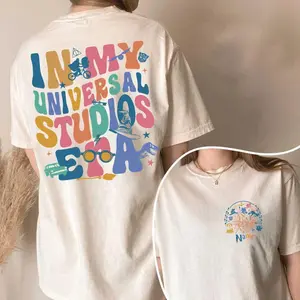 CUSTOMIZED Comfort Colors Universal Studios Shirt, Personalized In My Universal Studios Era Tee, Universal 2025 Trip, Universal Studios Two Sided Tee