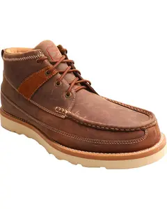 Twisted X Men's Oiled Western Boot Moc Toe - Mca0007