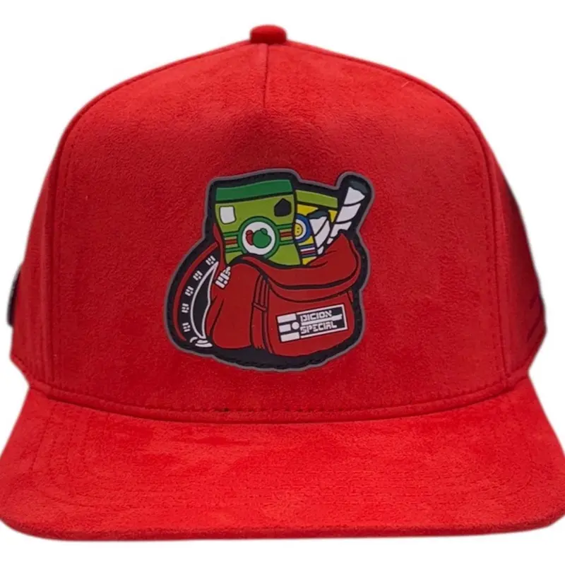 JC Hats Backpack Boyz Flat Red Snapback Hat with Iconic Backpack Design