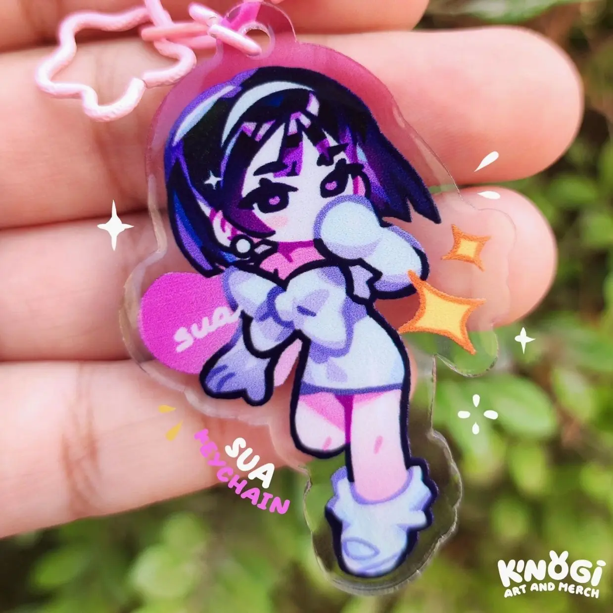 Sua Acrylic Keychain, Alien Stage