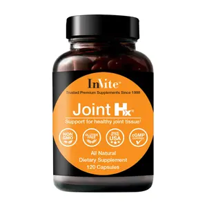 InVite Joint Hx Glucosamine MSM Herbal Supplement with Bromelain & Turmeric 120 Tablets Non-GMO Support for Healthy Joints Cartilage Tendons Ligaments