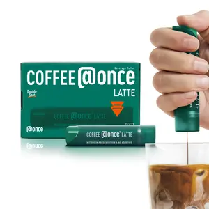 COFFEE @ONCE Cold Brew Coffee Concentrate, Perfect for Instant ice Coffee, instant latte espresso, Travel Friendly, New Year's present, 6 Tubes