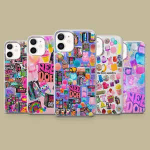 Needoh Squishy Phone Case Fidget Girl Satisfying Cover for iPhone 17Pro,16,15,14,13,12,Samsung S26,S25,S24,S23Fe,A16,A56,Pixel 10,9Pro