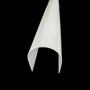F-1159: 1-Lite Wrap Lens | Replacement Light Cover | Color: Smooth White | L: 48-5/16" x W: 5 1/2" x H: 5-11/16"