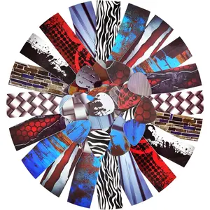 Custom Strip Pack for Guitar Pick Maker - Wide Variety of Strips for Crafting Picks with Any Pick Punch - Grunge