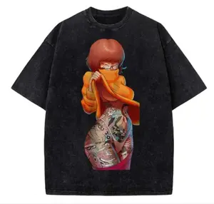 #Velma Shirt, Sc@by T Shirt, Animated Shirt, Vintage T-Shirt, round neck, fan style, suitable for all seasons, Cotton Womenswear Shortsleeve