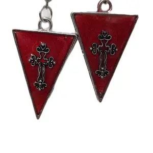 Red Cross Earrings