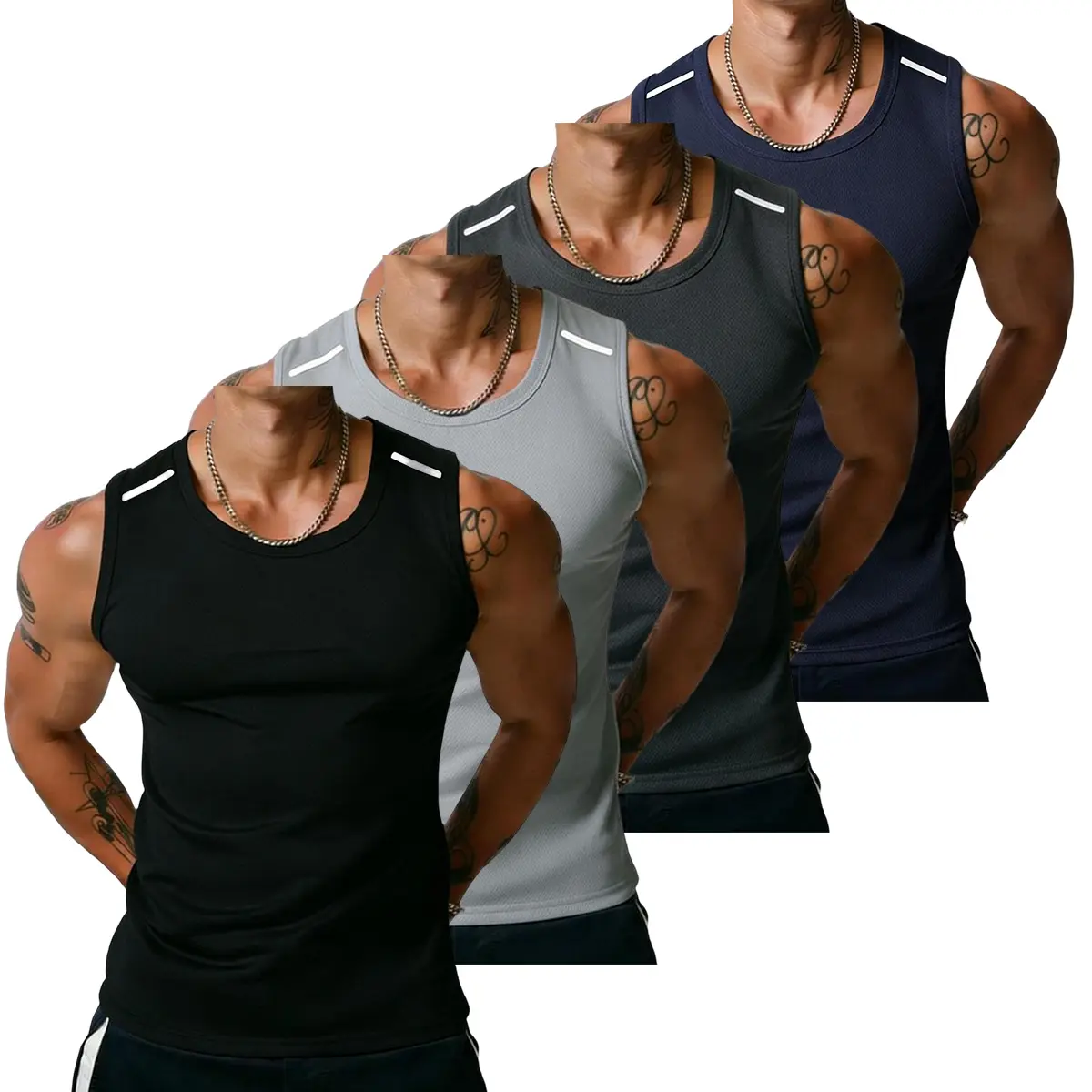 Men’s fitness tank top, casual, soft, sleeveless muscle T-shirt, athletic shirt; men’s crew neck basketball jersey, compression basketball compression shirt, shorts, solid-color sports tank top Men’s fitness tank top, casual, soft, sleeveless muscle T-shirt, athletic shirt; men’s crew neck basketball jersey, compression basketball compression shirt, shorts, solid-color sports tank top