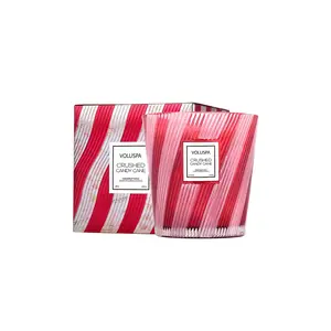 Voluspa Crushed Candy Cane 3 Wick Hearth Candle