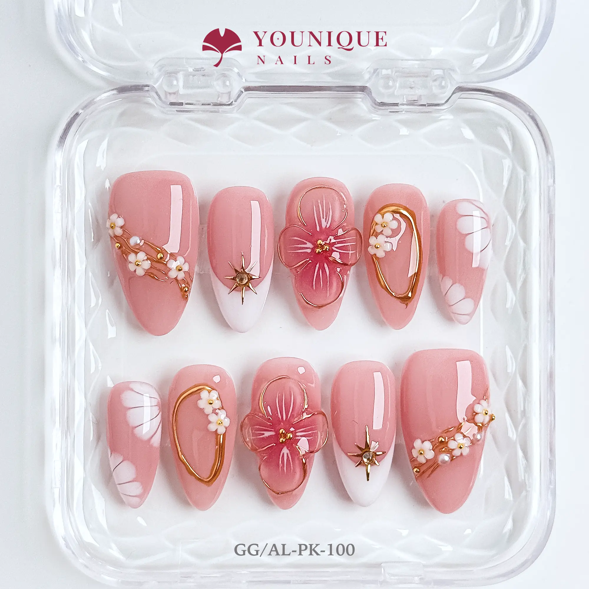 Younique Nails | 10PCS 100% Handmade Press-On Nails | Reusable Colorful Art