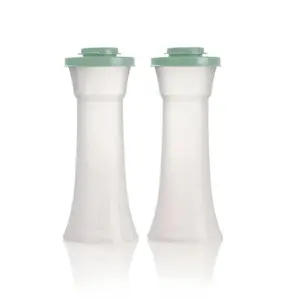 Tupperware Classic Large Hourglass Salt and Pepper Shakers - Airtight Closure, Dishwasher Safe, Ergonomic Design, Kitchen Gadgets Kitchenware Home