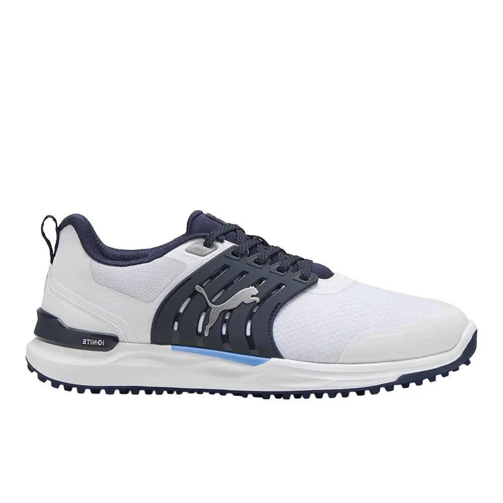 PUMA Mens Ignite Elevate 2 Golf Sneakers Shoes - White