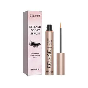 Eelhoe Eyelashe Essence Natural Long Black Thick Curl Eyelash Waterproof Smear-Proof Makeup Mascara