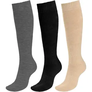 Warm Knee High Socks for Women Winter Thermal Cotton Socks Long Casual Thick for Boot, Hiking, Skiing, Gifts, Work