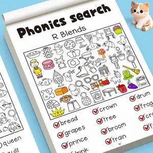 Children's fun picture book for finding objects, children's baby coloring interactive book, fun spot-checking for concentration training and observation ability development, parent-child interactive picture book, easily cultivate children's patience and a