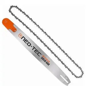 NEO-TEC 36 inch Chainsaw Guide Bar Chain Combo 3/8" Pitch 0.063" Gauge 114 Drive Link for Husqvarna 365 372XP NEOTEC NH872 NH895 for Oregon 363RNDD009