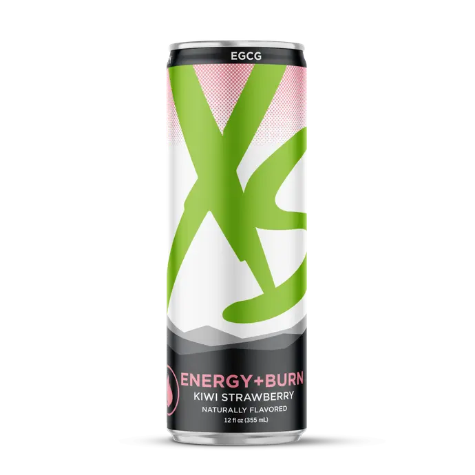 Amway XS Energy+ – Kiwi Strawberry | Zero Sugar Energy Drink | 12 oz | 12 Cans