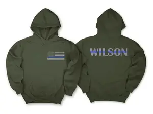 Blue Line American Flag Shirt, Police Officer Gift, Custom Police Gift, Thin Blue Line Shirt, Law Enforcement Shirts, Gift for police Tshirt, Hoodie and Sweatshirt Casual Classic