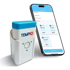 TEMPIQ Remote WiFi Temperature & Humidity Sensor - App Integration, , Helps  2nd , AirBnb, RV, Pets,Freezer and Server Room, Indoor & Outdoor Hygrometer & Thermometer