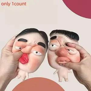 Creative Squishy Toy Doll, Funny Squishy Puppet Toy, Perfect for Parties and Birthday Gifts, Soft and Elastic, Office and Home Fun