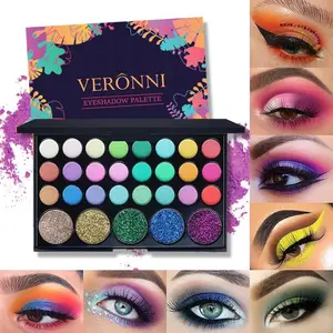 29 Color Eyeshadow Palette, Matte and Shimmer Earth Tones, Smoky Makeup for All Skin Tones, Versatile Eye Shadow Palette for Daily Looks
