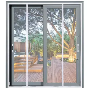 Magnetic Fiberglass Screen Door Mesh for Patio, Sliding & Front Doors, Bug & Mosquito Protection, 72x80 Inch, White