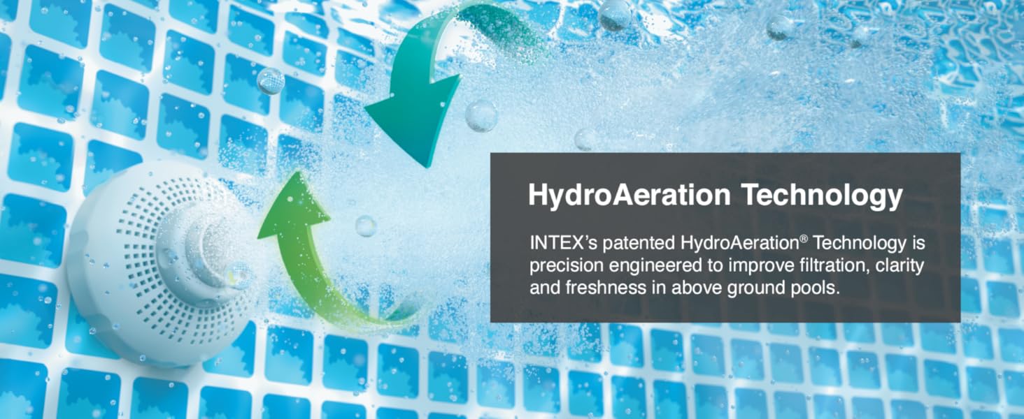 Intex Krystal Clear Saltwater Pool Chlorine System for Above Ground Pools up to 15,000 Gallons, Pool Cleaner with Automatic Timer and Self Cleaning