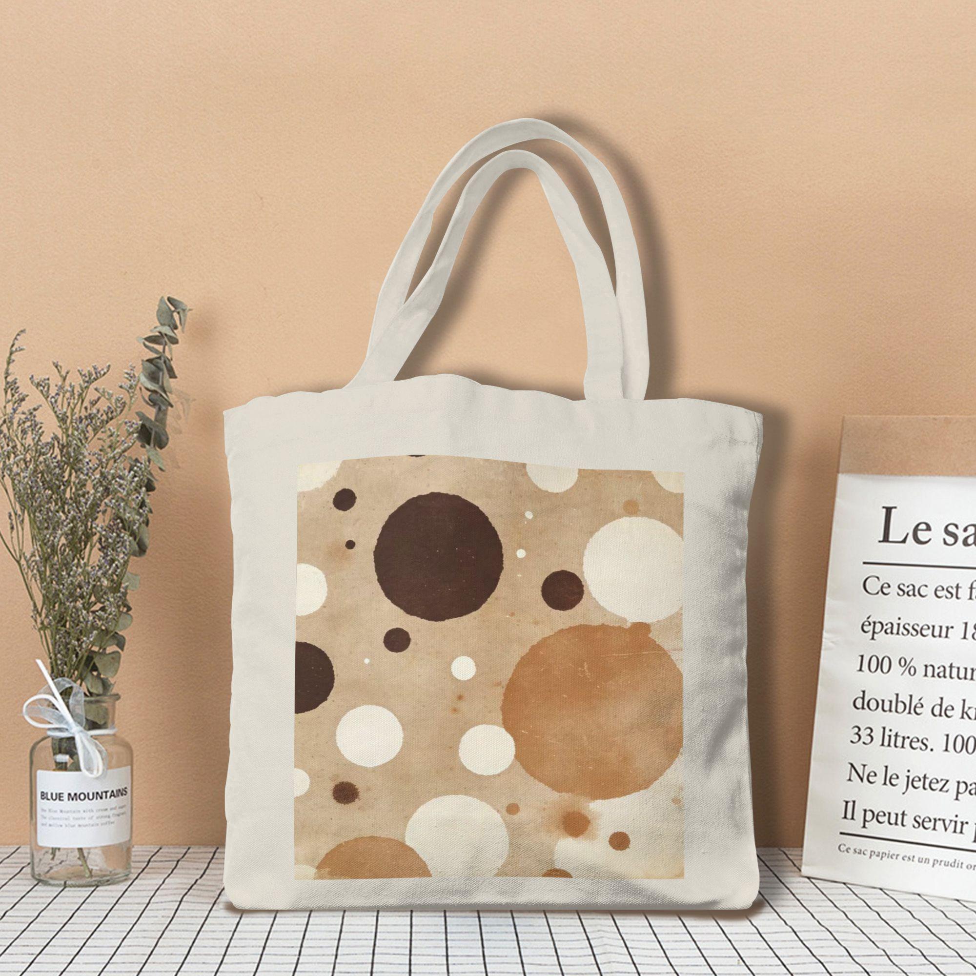 Reusable eco-friendly sturdy durable canvas bag, suitable for shopping, workouts, travel, camping, and everyday outings