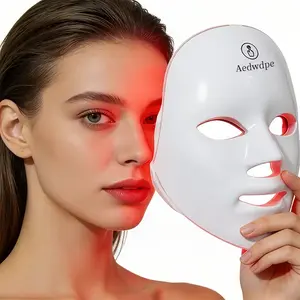 Portable beauty equipment- color facial care device, household beauty tool, USB charging, girlfriend gift and Valentine' s Day gift