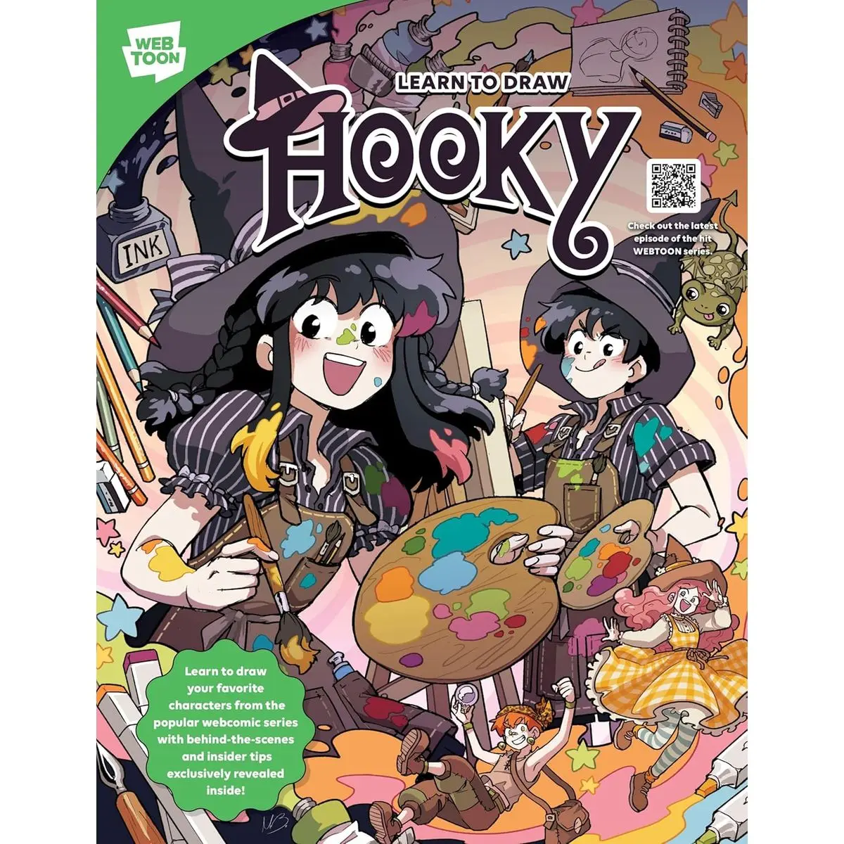 Learn to Draw Hooky: Learn to draw your favorite characters from the popular webcomic series with behind-the-scenes and insider tips revealed inside! (WEBTOON) Paperback – September 24, 2024