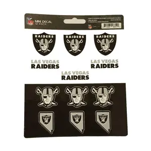 Fanmats  Las Vegas Raiders Decal Mini Set, Pack of 12
